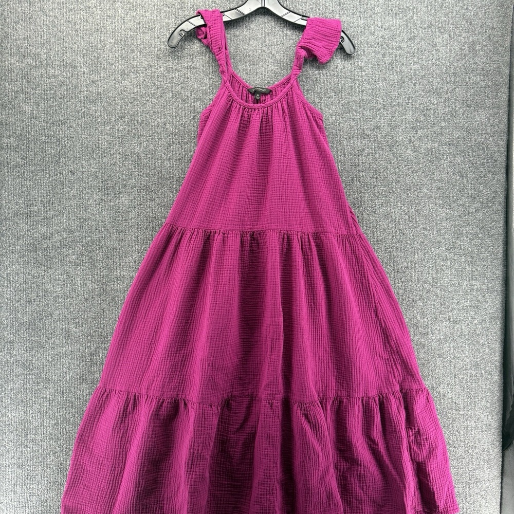 Banana Republic Dress Womens XS Tiered Maxi Babydoll Cottage Romantic Coquette